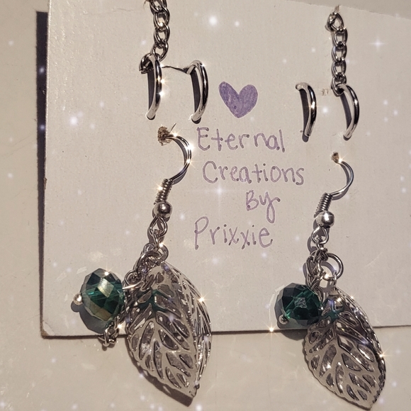 Ear cuff silver earrings - Picture 2 of 3